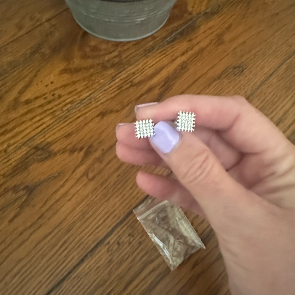 Elegant Silver Stud Earrings